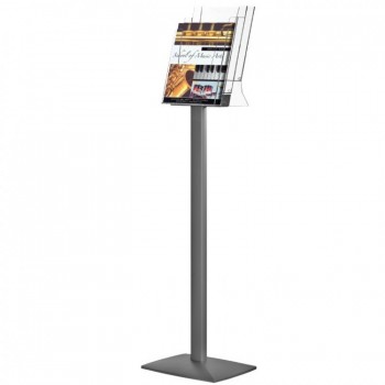 Сталак со ПВЦ држач А4 со 3 прегради, (210*297мм)