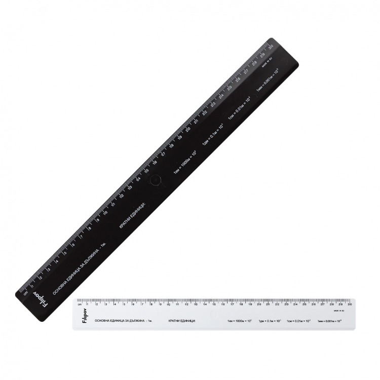 Линијар 30см во боја