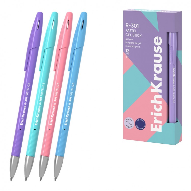 Пенкало гел Р-301 Пастел Erich Krause