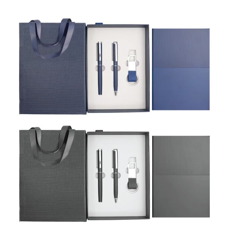 Даровен сет, тефтер, 2 пенкалa, привезок