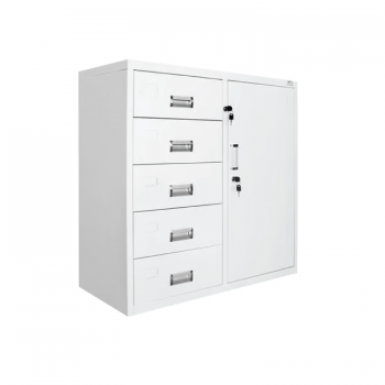 Архивски ормар метален со 5 фиоки 