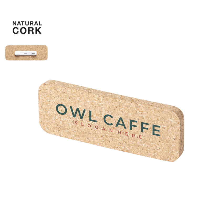 Беџ плута 7 x 2.5 x 1 cm