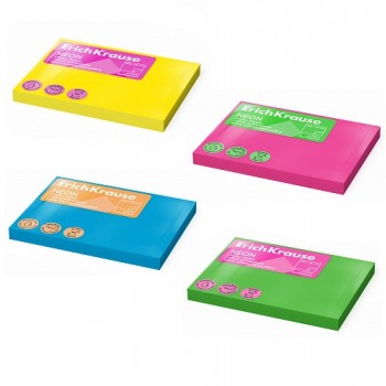 Самолепливи ливчиња 75х100 во боја Неон